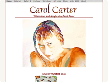 Tablet Screenshot of carol-carter.com